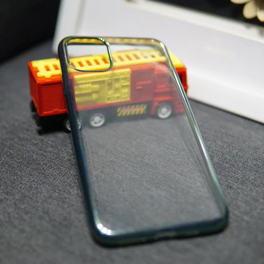 Green Прозрачное покрытие Мягкий ТПУ чехол для телефона huawei Honor 20Pro 9 10 lite Y6 Y7 8X lite P30 P20 lite P Smart силиконовый чехол - Цвет: Green
