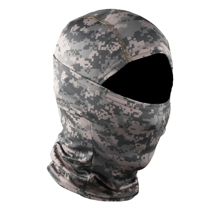 Military Balaclava Tactical Camouflage Head Cover Full Face Mask Hunting Scarf Breathable Fast Dry Cap Elastic Sandproof Bandana mens designer scarf Scarves