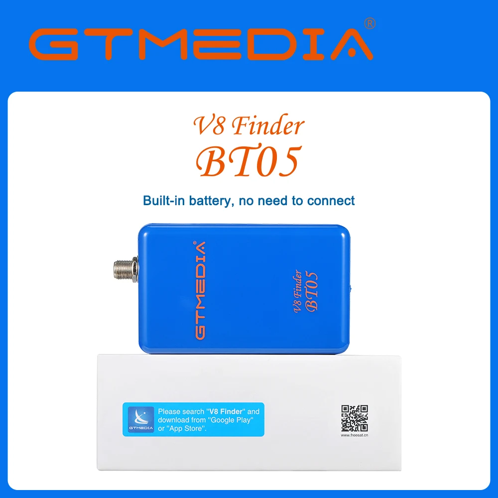 

GT Media V8 Finder DVB-S2/S Satellite Finder DVB S2 1080P FTA Sat Finder for Satellite Receiver Built-in lithium battery 2200mAh