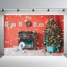 Фотофон BEIPOTO с изображением снежинки рождественской елки