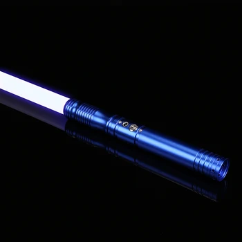 

SaberFeast RGB Lightsaber Heavy Dueling Sword 1 inch Blade Mental Hilt Handle FOC Blaster Force FX Cosplay Toy Birthday Gift-013