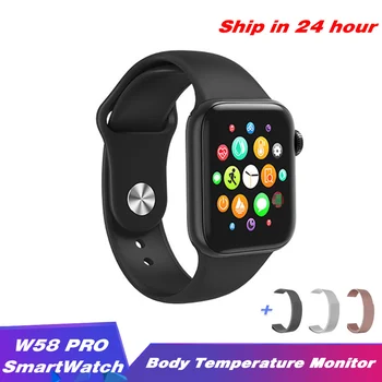 

W58pro Smart watch Men Women Temperature Immune Monitor Health Bracelet Blood Pressure For Apple Android PK IWO13 T500Smartwatch