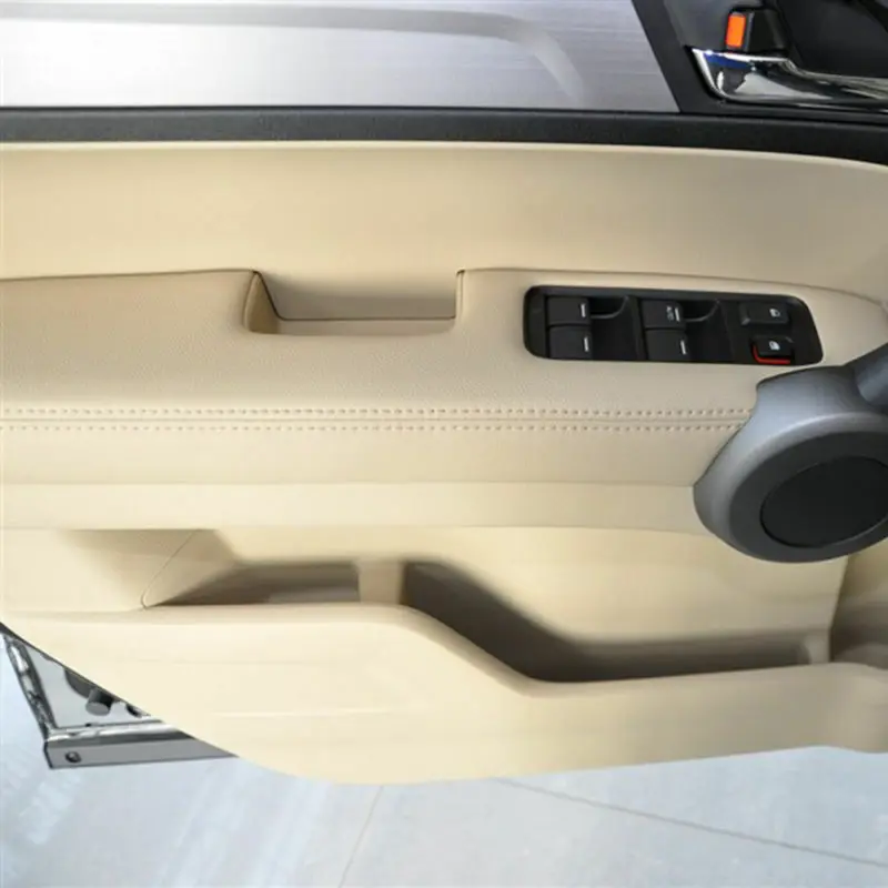 Крышка подлокотника двери автомобиля заменяет 1 пару прочных панелей из микрофибры и кожи