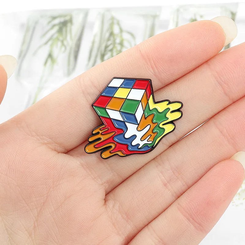 Fun Games Enamel Pins Cute Balloon Clown Cube Origami Crane Kids Friends Brooch Costume Lapel Pin Badge Fashion Jewelry | Украшения и