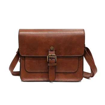 

Vintage Women Flap Fashion Casual Leather Shoulder Bags Lady Crossbody Messenger Bag Elegant Envelop Clutch Purse New