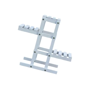 

1pc Wooden Storage Rack Flower Pot Rack Stand Holder Household Green Plants Potted Plant Flower Holder for Home (White)