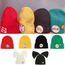 Зимняя брендовая малышей Вязание Beanie Hat Baby Коран Стиль головным убором детская Bebe De Пи* Милая уплотненная шапка
