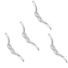 4 плетеная веревка линия Cleat(4,5 дюйма)-нержавеющая сталь 316-каноэ, каяк, лодки, доки флагшток зажим