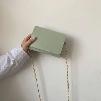 

Woman's bag Solid Color Casual Wild Square Trend Single Shoulder Messenger sac main femme bags for women 2020 torebka damska