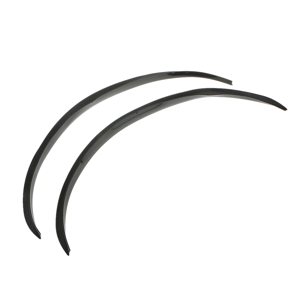 1 Pcs Universal Car Truck Fender Flare Trim Wheel Eyebrow Sticker Ornament Mudguard PVC Long Lasting High-strength