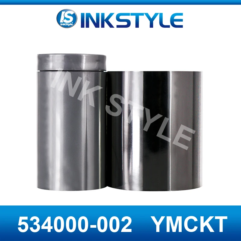 Упаковка из 2шт Generic 534000-002 YMCKT 250 печатает полнопанельный Цветной ленточный принтер, используемый в Datacard SP25 SP35 SP55 SP75