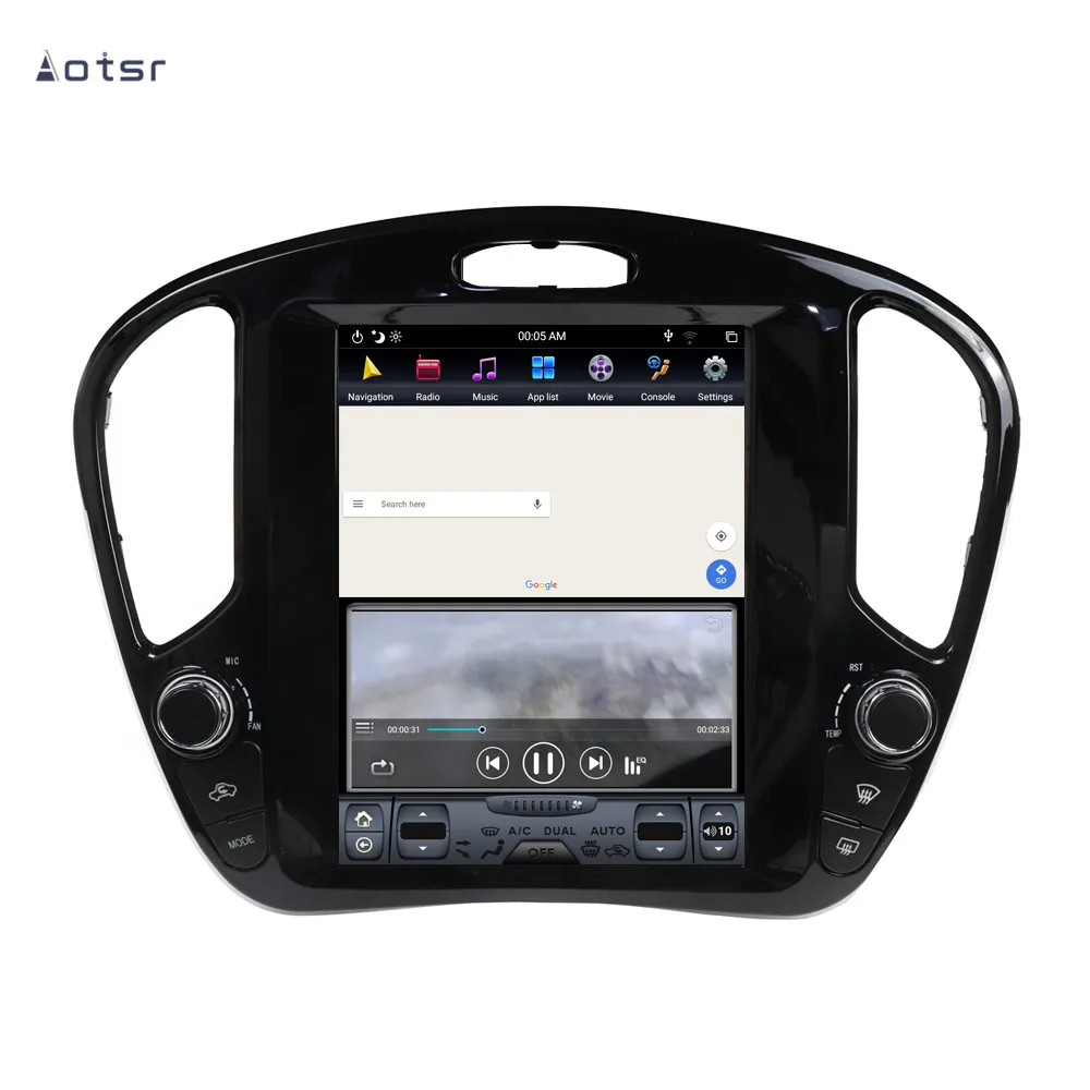 10," Android 8,1 Tesla стиль 64GB Автомобильный gps-навигатор для Nissan Juke 2011- магнитофон головное устройство мультимедийный плеер радио