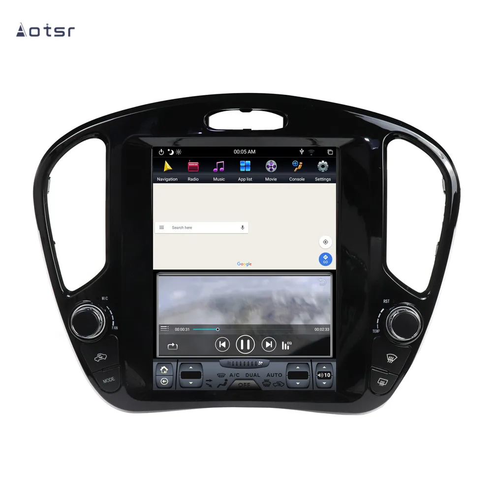 Cheap 10.4” Android 8.1 Tesla style 64GB Car GPS Navigation For Nissan Juke 2011-2018 Tape Recorder Head Unit Multimedia Player Radio 2