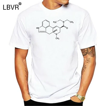 

2019 Cool LSD Molecule Acid Psychedelics T-Shirt 100% Premium Cotton Terence McKenna DMT Tee