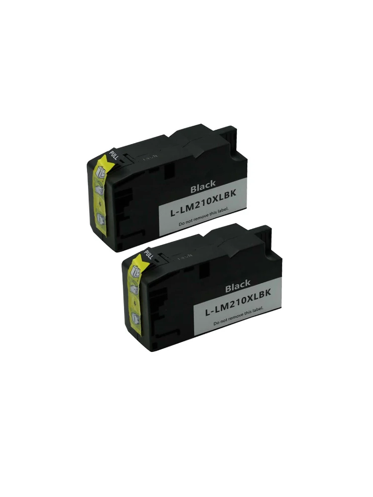 2X черный совместимый картридж с чернилами для принтера Lexmark 210 210xl 210bk OfficeEdge Pro4000c Pro4000 Pro5500 Pro5500t