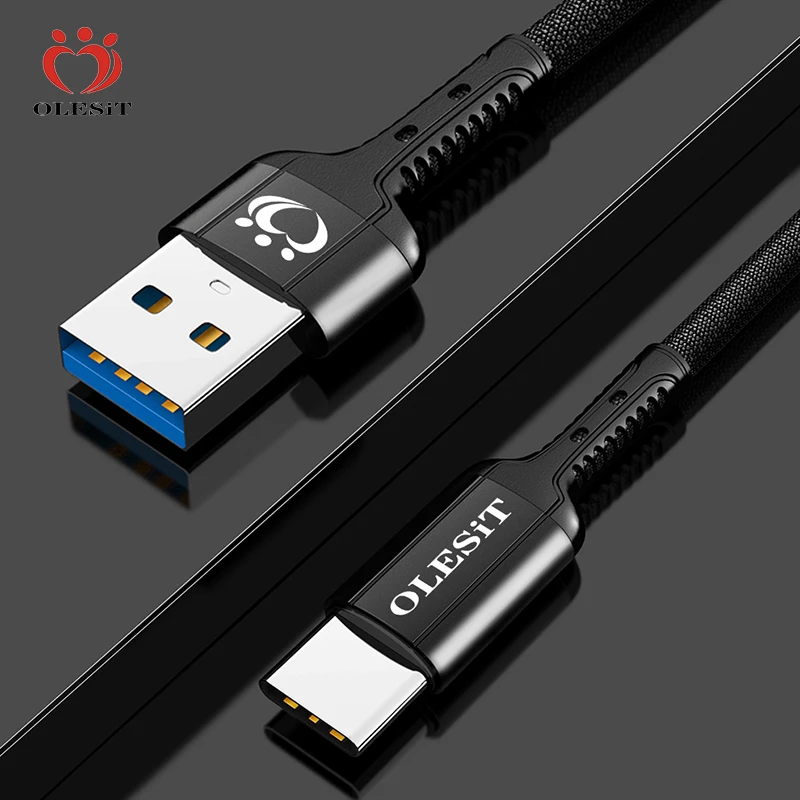 

OLESiT UNS-K183/K184/K185 1M 3M USB Extension Cable Fashion Braided Cable USB Charging Data Sync Cable For iPhone Samsung Huawei