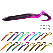 

Fishing Lures Eel Soft Bait Crankbaits Artificial Lure Fishing Grubs Fishing Swimbait Jigging Plastic Floating Baits 15cm 20cm