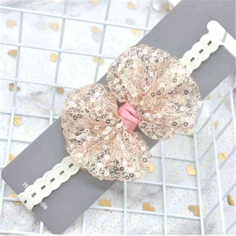 beige headbands 10 шт./лот, модный бутиковый ободок с бантиком, заколки для волос с бантом, заколки для волос, аксессуары для волос принцессы - Цвет: beige headbands