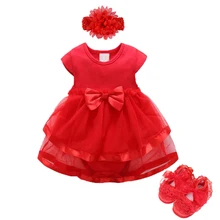  1pc Newborn infant Baby clothes girls wedding daily photo shooting bodysuit cotton jumpers summer 3 6 9M baby playsuit 