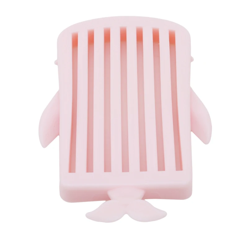 1Pc Portable whale Soap Dishes Soap Container Soap Dish Bathroom Accessories Travel Home Plastic Soap Box