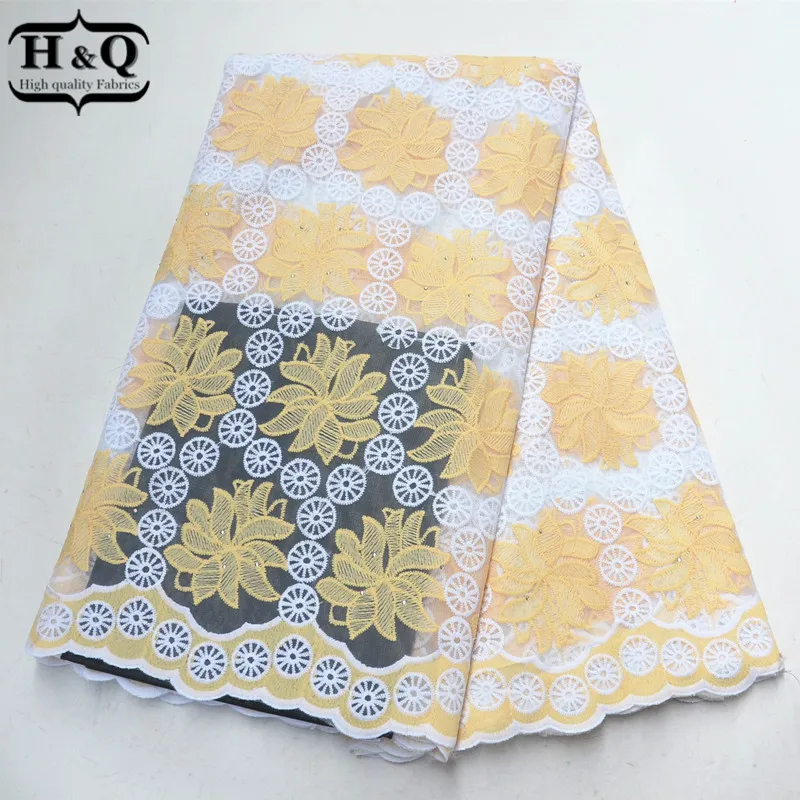 

Newest Design African Silk Lace Fabric With Stones French Tulle Lace Embroidered Nigerian Mesh Lace For Tulle Lace Dress 2019