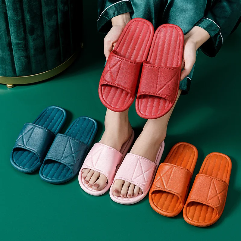 

Тапочки для дома, с мягкой нескользящей подошвой, для ванной комнаты, для мужчин, женщин и мужчин, Тапочки для пар, оптовая продажа