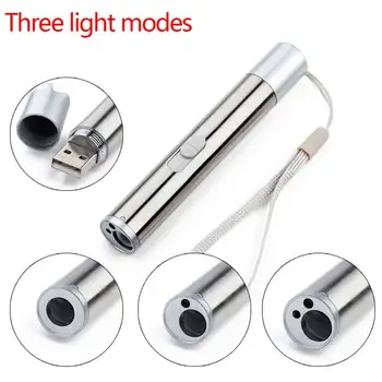 

200LM USB Rechargeable Mini Led Flashlight Keychain Lamp Led Light Tactical Flashlight with USB Charging Camping Fishing Lantern