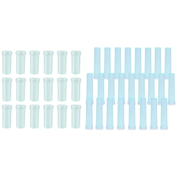 

300Pcs Rose Floral Water Tubes Plastic Flower Nutrient Vials for Floral Arrangements - 100Pcs 7Cm & 200Pcs 4Cm