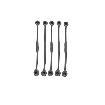 

5pcs Silicone Reduce Vibration Outdoor Games Durable Tennis Racket Damper Squash Long Hook Shock Absorber Portable Accessories