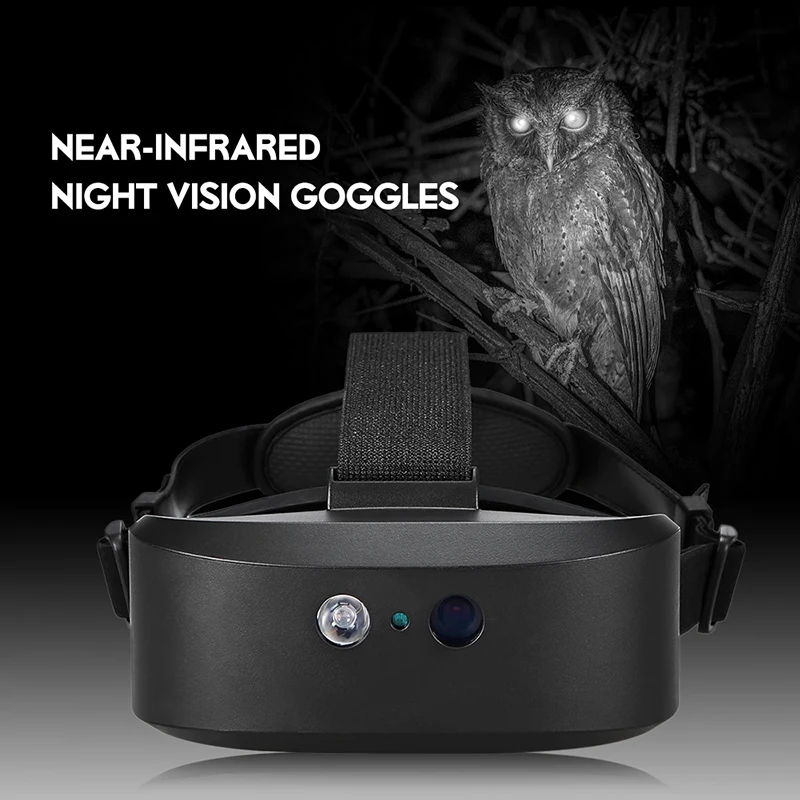 Новые цифровые очки ночного видения на голову для ночного патруля инфракрасного типа шлема камеры 1:1 FOV. Вид в полной темноте