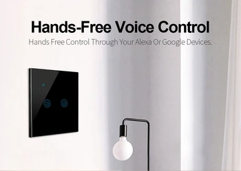 

RF433 EU Standard Smart Switch WiFi Smart Wall Switch Smart Life Tuya Remote Control Work with Alexa and Google Assistant