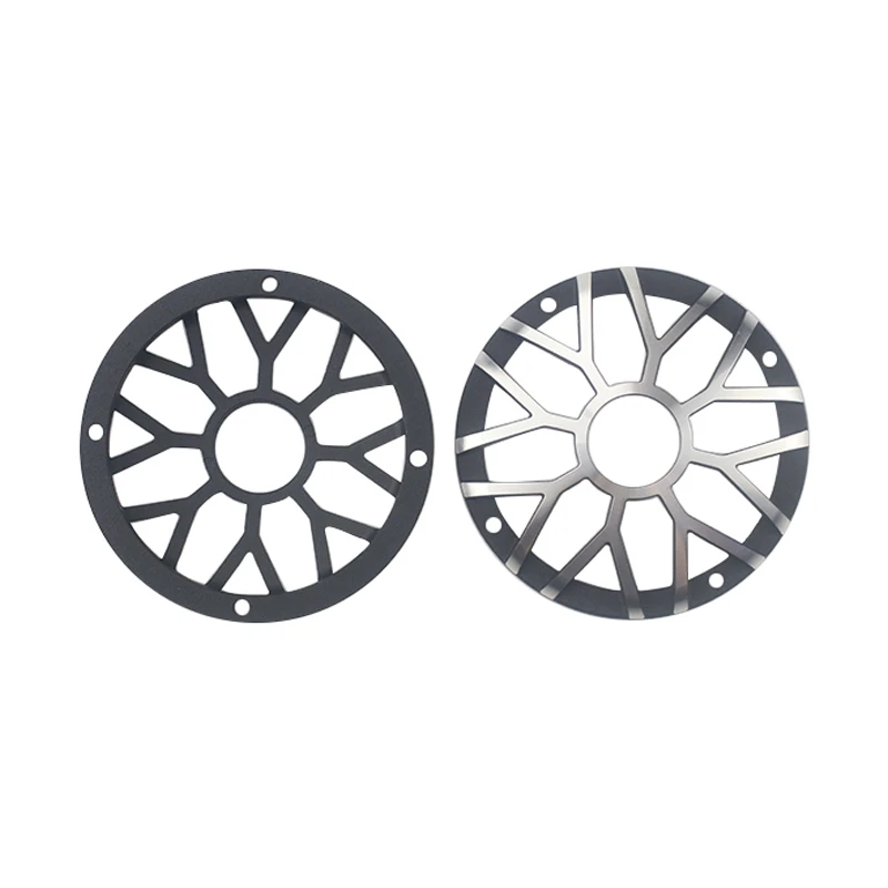 GHXAMP 3 inch 92MM Car Center Speaker Grill Mesh For 3" 3.5" inch Car Midrange Speaker Cover Aluminum Decorative net 1Pairs