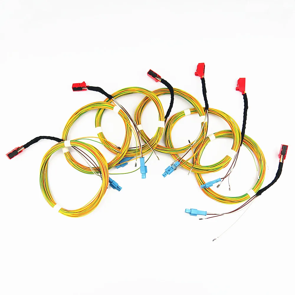 

SCJYRXS 6Pcs Car Parking Button OPS Automatic Radar Switch Connector Cable Harness Plug 1TD927122 1TD 927 122 For Golf MK6