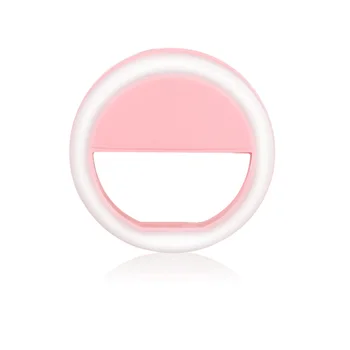 

LED Makeup Mirror Light Mobile Phone Light Clip Selfie LED Auto Flash Light Smart Cell Phone Round Portable Selfie Flash Light