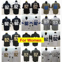 Женщины Даллас#82 Джейсон Виттен игра Цвет пик футбольные майки