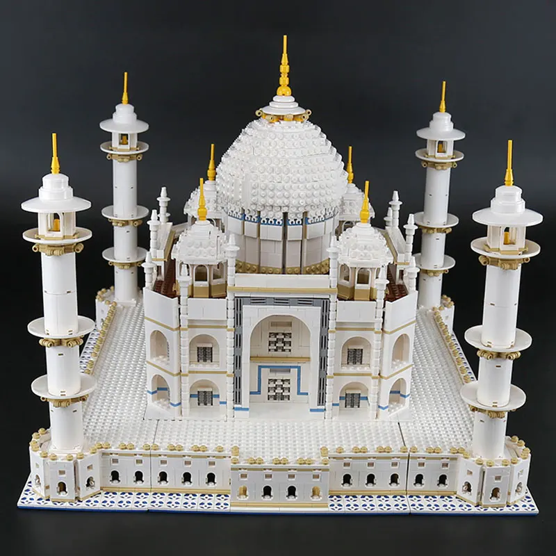 DHL 17008 архитектурный конструктор игрушки 10256 Taj Mahal набор строительных блоков Кирпичи новые сборочные наборы игрушки детские рождественские подарки
