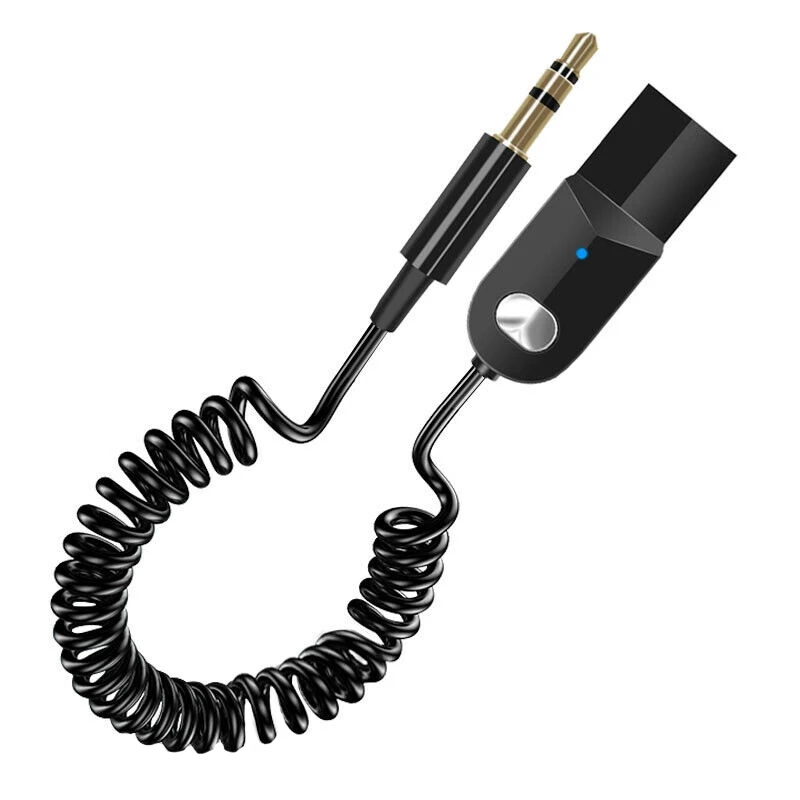 USB Bluetooth 5,0 Adaptador de Audio AUX HD estéreo receptor inalámbrico USB de Audio de música adaptador de Altavoz del coche Audio en casa