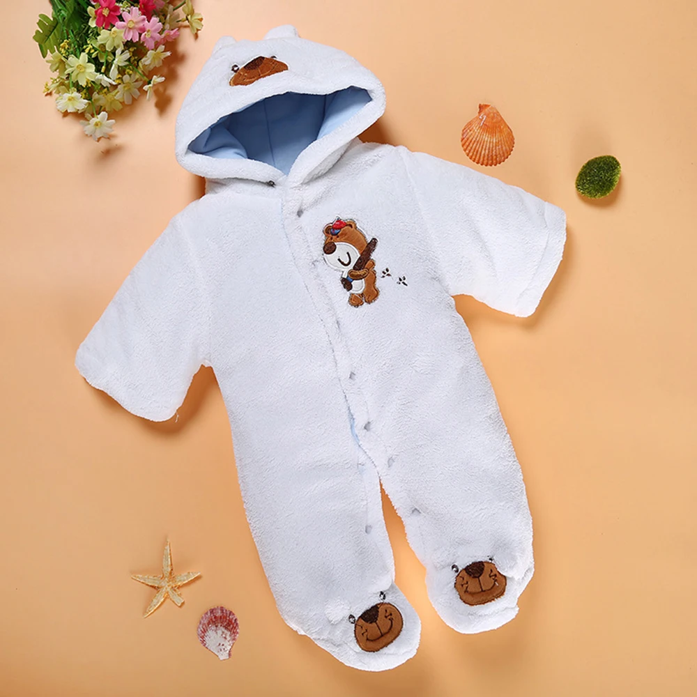 25cute baby warm winter romper Infant Jumpsuit Overalls Babies Jumpsuits baby animal girl cute ropa bebe baby clothes newborn