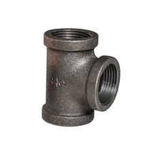 Черный продукт тройник грубой соединительная часть железной трубы не оцинкованная шарнир ремесла Лофт аксессуары товарная полка фитинг