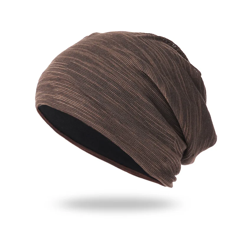 

Beanies for Men Women Unisex Autumn Summer Beanie Cotton Solid Color Elastic Bonnet Hip Hop Baggy Cap Male Female Thin