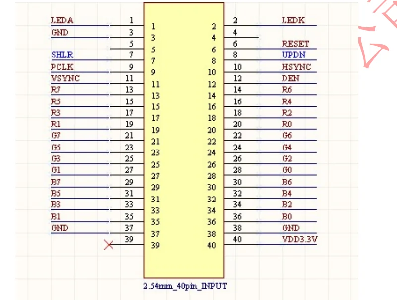 Один 8-канальный ttl к адаптер LVDS доска с VGH. VGL. AVDD. VCOM четырехходовой Регулируемый Напряжение