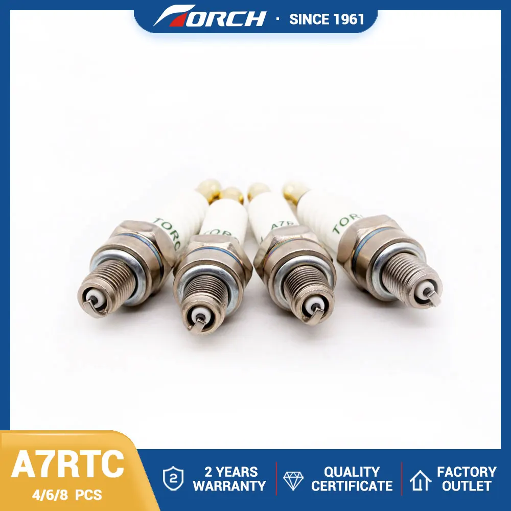 

Hot Sale Original Spark Plug TORCH A7RTC Replace for Candle CR7HSA Denso U22FSR-U Champion Z9Y for UR3AS 4203
