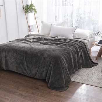

Nap Blanket Coral Fleece Fabric Flannel Soft Warm Fashionable Sleeping Bag Plush Sherpa All Seasons Leisure Fluffy Sleep Sacks