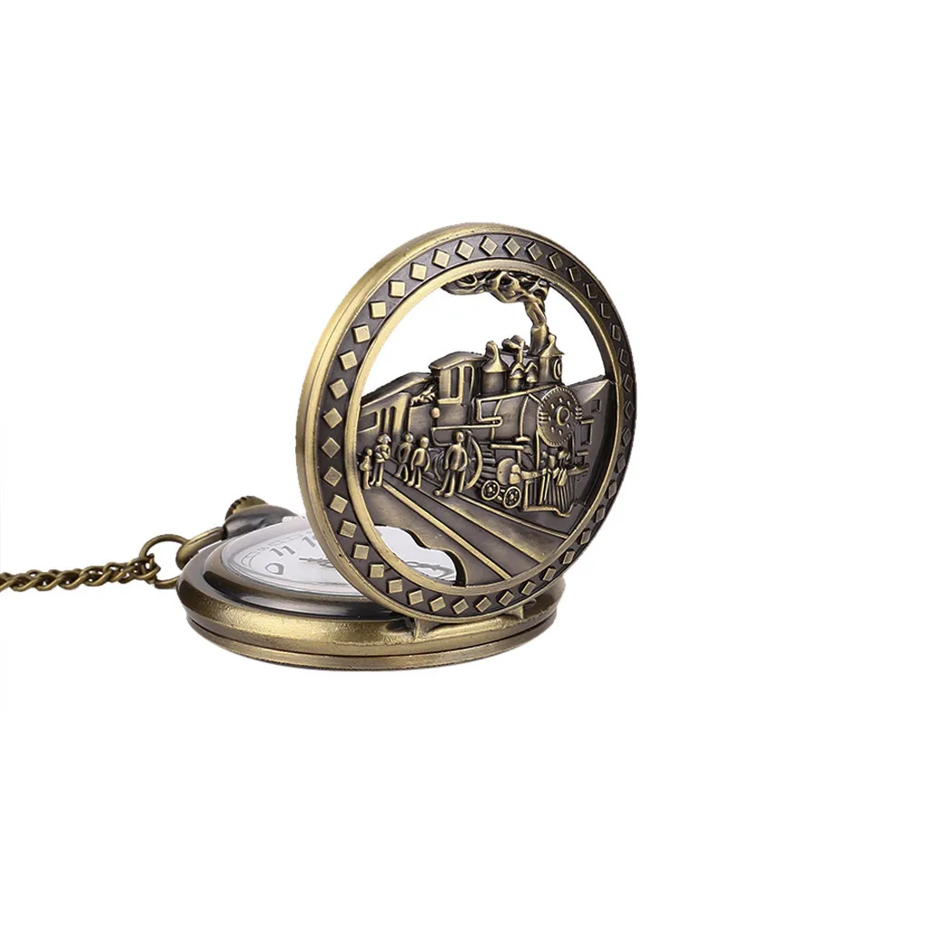 Men and Women Couple Pocket Watch Retro Quartz Hanging Table Commemorative Art Collections for | Наручные часы