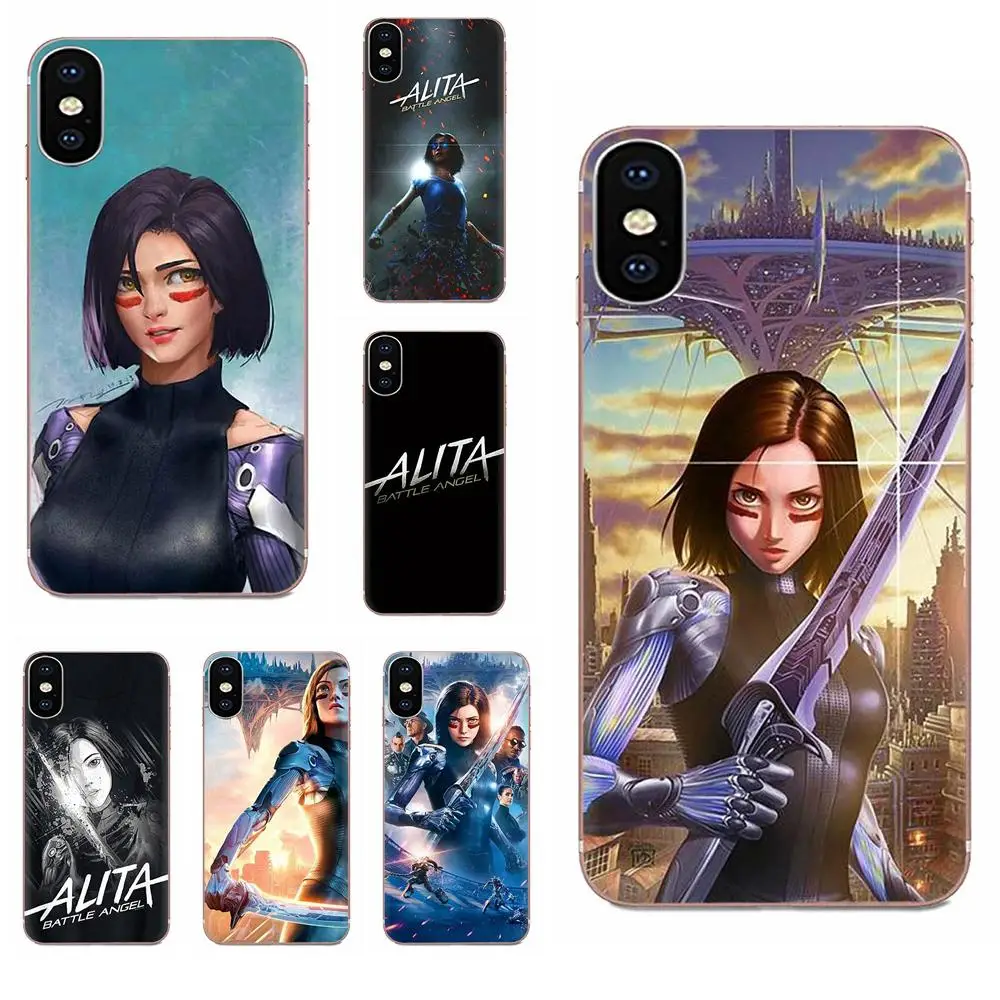 Print Phone Case Movie Alita Battle Angel For Xiaomi CC9E Mi3 Mi4 Mi4i Mi5 Mi 5S 6 6X 8 9 SE Play Plus Pro Lite A1 Mix 2 Note 3 | Мобильные