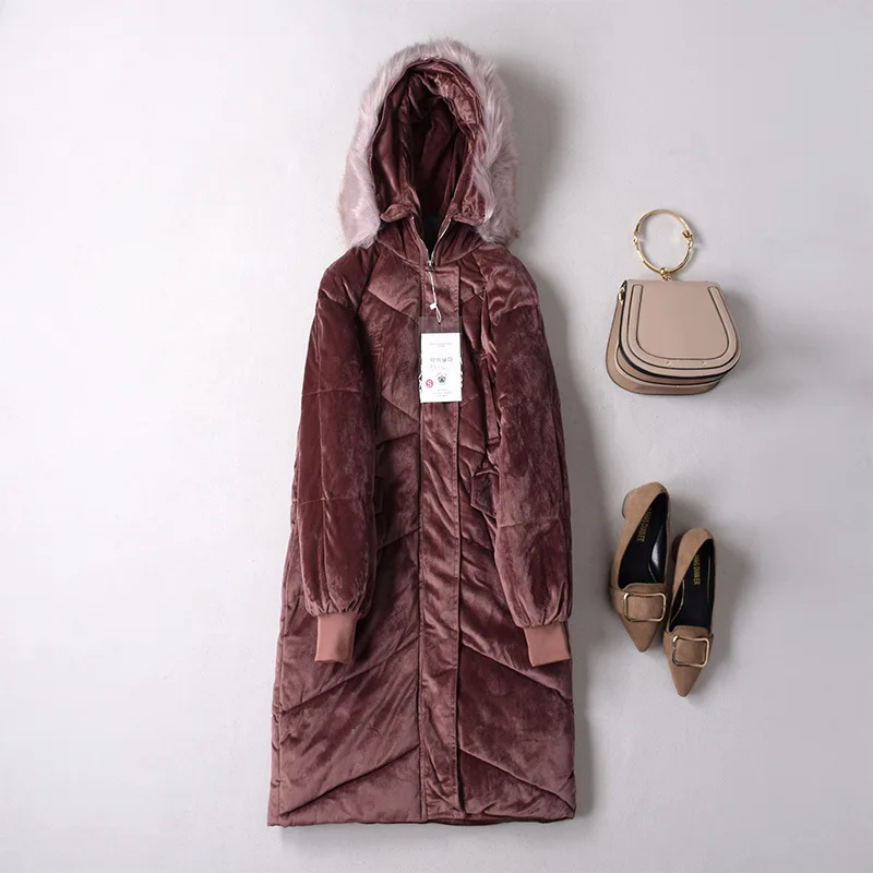 

2018 Winter Mid-length Solid Color Fashion Casual Simple Elegant Long Sleeve Cotton-padded Clothes/Cotton Coat 2287