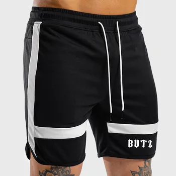 

2020 New Men Gyms Fitness Bodybuilding Shorts Men Summer Casual Cool Short Pants Joggers Mesh quick-drying Beach Men Shorts