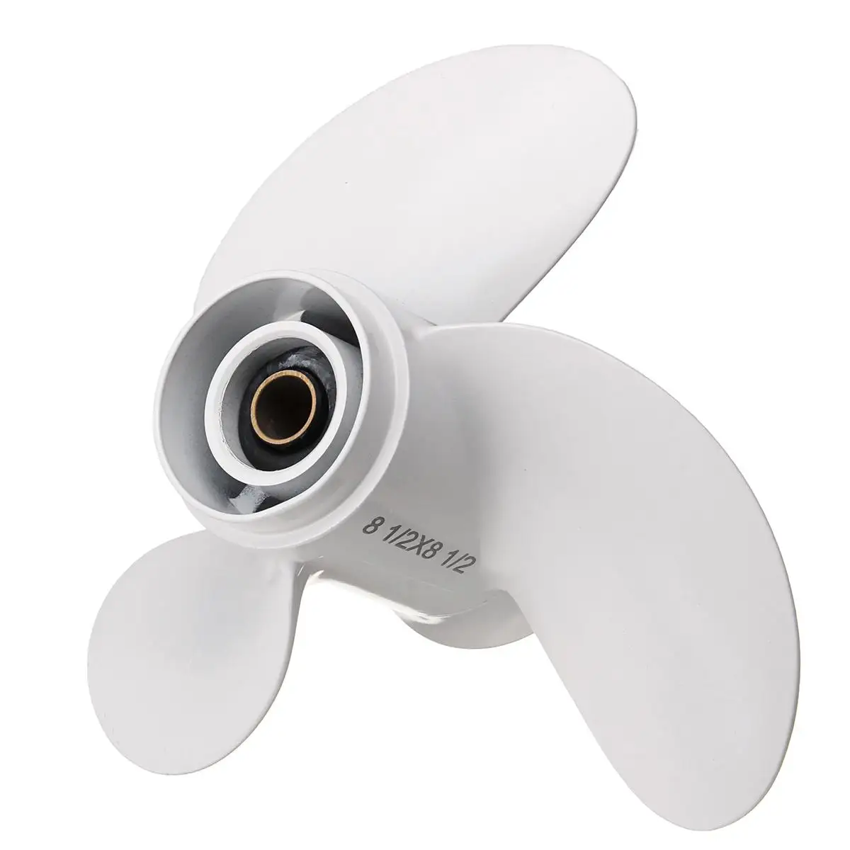 

Marine Propellers For Yamaha 6-8HP 6G1-45941-00-EL Aluminum Alloy 8 1/2 x 8 1/2 Boat Outboard Propeller 3 Blade 7 Spline Tooth