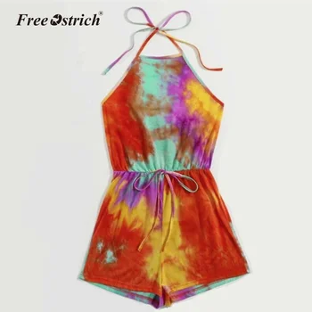 

Free Ostrich 2020 Sexy Women's Fashion Sexy Short Sleeve Playsuit Ladies Jumpsuit Shorts Romper Party Gift Spring Summer