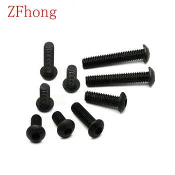 

50pcs Grade10.9 m2.5x8 M2.5*8 iso7380 allen head screw hex socket button head screw